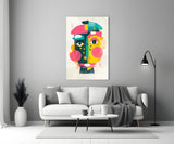 Illustration Glass Wall Art.