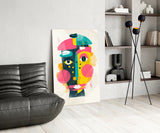 Illustration Glass Wall Art.