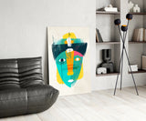 Illustration Glass Wall Art.