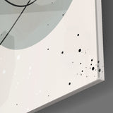 Abstract Shapes Glass Wall Art.