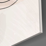 Abstract Shapes Glass Wall Art.