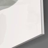 Abstract Shapes Glass Wall Art.