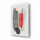 Abstrakte Formen Glasbild