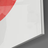 Abstract Shapes Glass Wall Art.