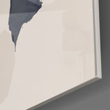 Abstract Shapes Glass Wall Art.