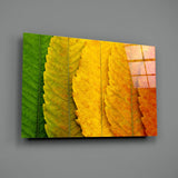 Autumn Leaves Glass Wall Art.