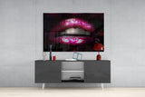 Lip Glass Wall Art.