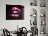 Lip Glass Wall Art.