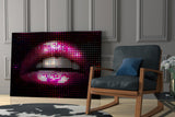 Lip Glass Wall Art.