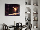 Space Glass Wall Art.