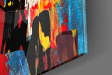 Abstract Glass Wall Art.