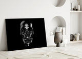 Skull Glass Wall Art.