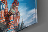 St. Basil's Cathedral Glass Wall Art.
