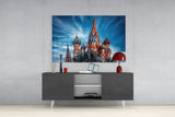 St. Basil's Cathedral Glass Wall Art.