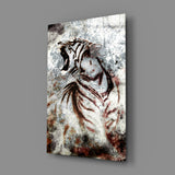 Tiger Glass Wall Art.