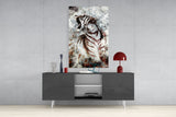 Tiger Glass Wall Art.