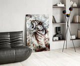 Tiger Glass Wall Art.
