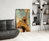 Eiffel Tower Glass Wall Art.
