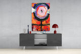 Abstract Glass Wall Art.