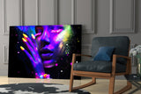 Neon Glass Wall Art