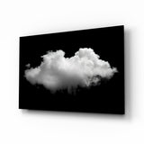 Cloud Glass Wall Art - 72x46 cm