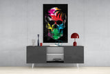 Skull Glass Wall Art.
