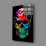 Skull Glass Wall Art.