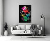 Skull Glass Wall Art.