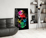 Skull Glass Wall Art.
