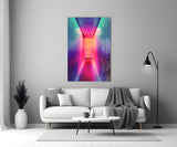 Colored Room Glass Wall Art.