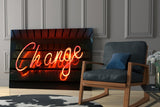 Change Glass Wall Art.