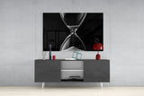 Hourglass Glass Wall Art.