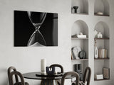 Hourglass Glass Wall Art.
