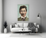 Gentleman Glass Wall Art.