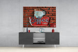 Hot Coffee Glass Wall Art.