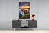 Boats Glass Wall Art.