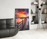 Bridge of Love Glass Wall Art.