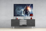 Astronaut Glass Wall Art.