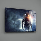 Astronaut Glass Wall Art.