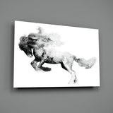 Horse Glass Wall Art.