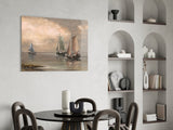 Sailboats Glass Wall Art.