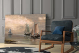 Sailboats Glass Wall Art.