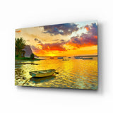 Sunset Fishing - 72x46 cm