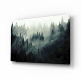 Landschaft der Dunkelheit Glasbild - 72x46 cm