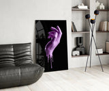 Hand Glass Wall Art.