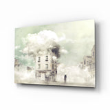 Nebel Glasbild - 72x46 cm