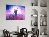 Land of Butterflies Glass Wall Art