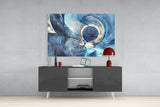 Abstract Glass Wall Art.