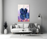 Tulip Glass Wall Art.