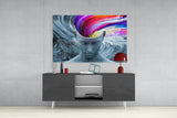 Color of Gray Glass Wall Art.